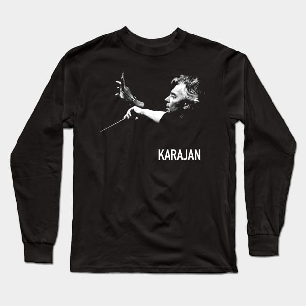 Karajan Long Sleeve T-Shirt by vivalarevolucio